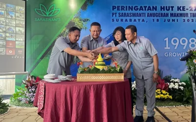 Peringatan HUT ke 27th Saraswanti Anugerah Makmur Tbk